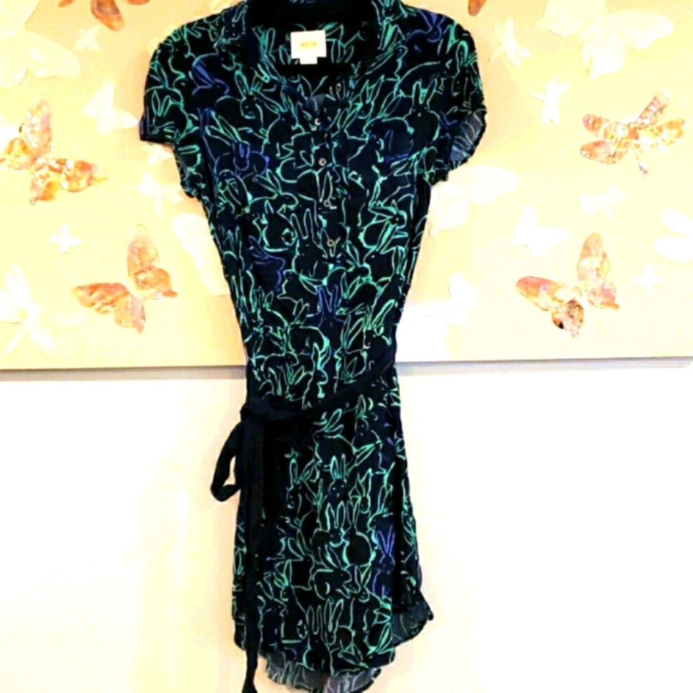 Anthropologie Maeve collard dress